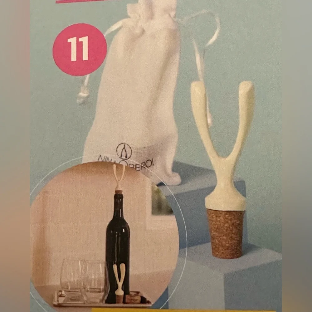 Nima Oberoi Lunares Wishbone Bottle Stopper